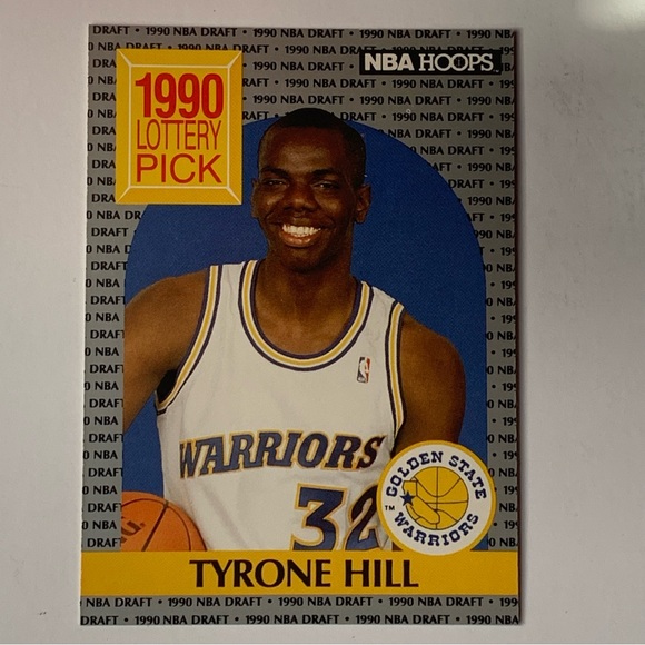 1990 NBA HOOPS Golden State Warriors Tyrone Hill #400